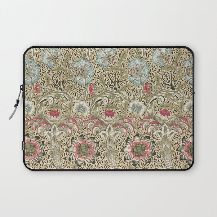 Corncockle Vintage William Morris Floral Laptop Sleeve Gallery Image 1