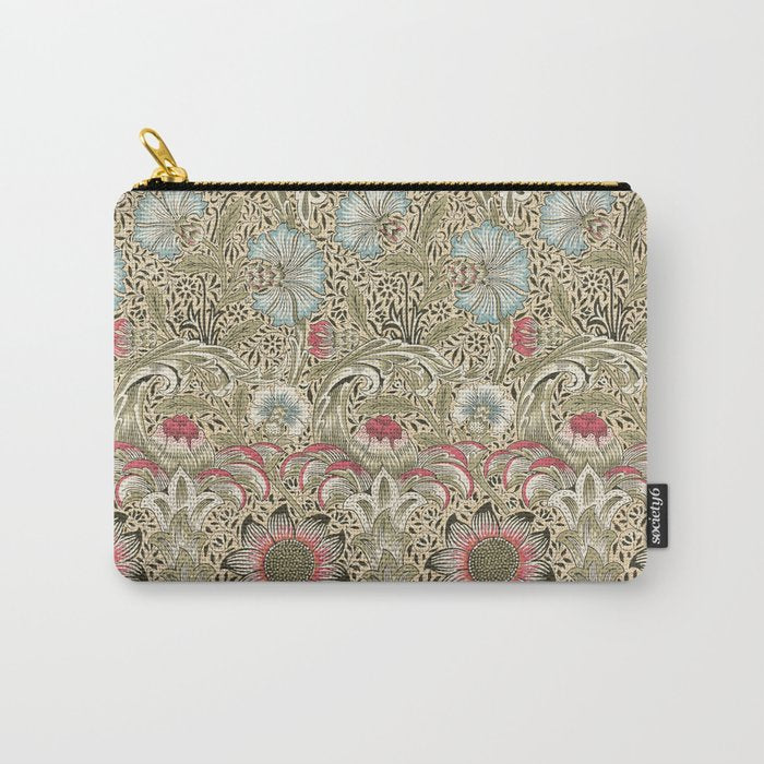Corncockle Vintage William Morris Floral Carry All Pouch Gallery Image 1