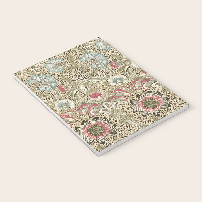 Corncockle Vintage William Morris Floral Notebook Gallery Image 3