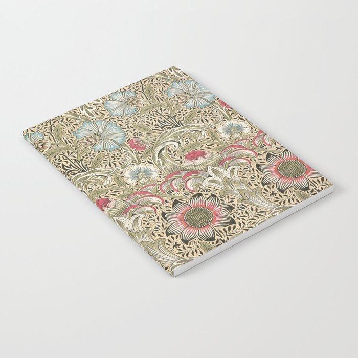 Corncockle Vintage William Morris Floral Notebook Gallery Image 2