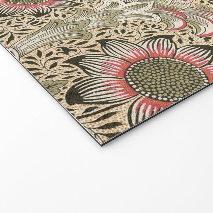 Corncockle Vintage William Morris Floral Welcome Mat Gallery Image 2