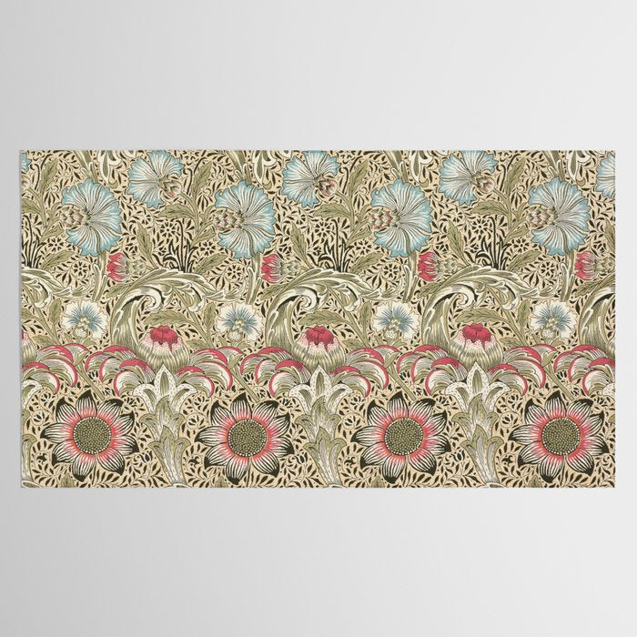 Corncockle Vintage William Morris Floral Tablecloth Gallery Image 2