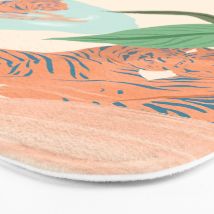 Chilling Tigers Bath Mat Gallery Image 3