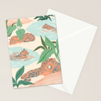 Chilling Tigers Stationery Card Gallery Image 2