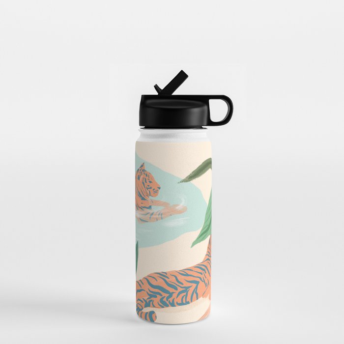 Chilling Tigers Water Bottle Gallery Image 1