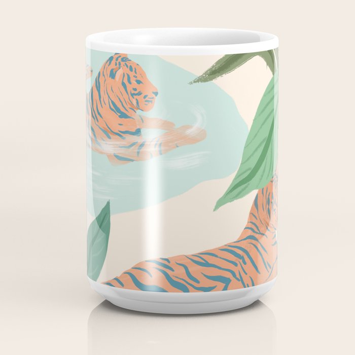 Chilling Tigers Coffee Mug Gallery Image 4