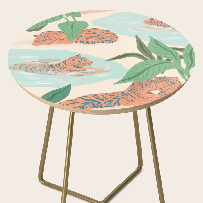 Chilling Tigers Side Table Gallery Image 2