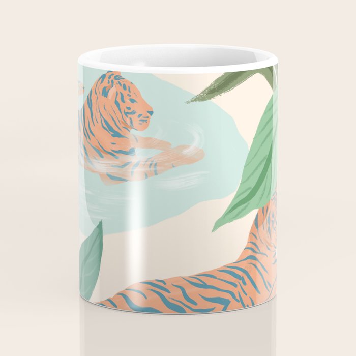 Chilling Tigers Coffee Mug Gallery Image 4