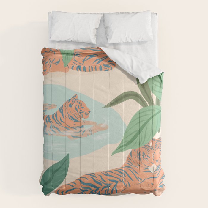 Chilling Tigers Comforter Gallery Image 6