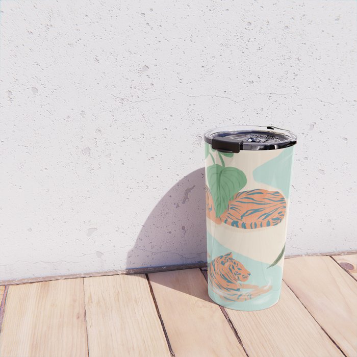 Chilling Tigers Travel Mug Gallery Image 4