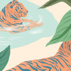 Chilling Tigers Coffee Mug Gallery Image 2