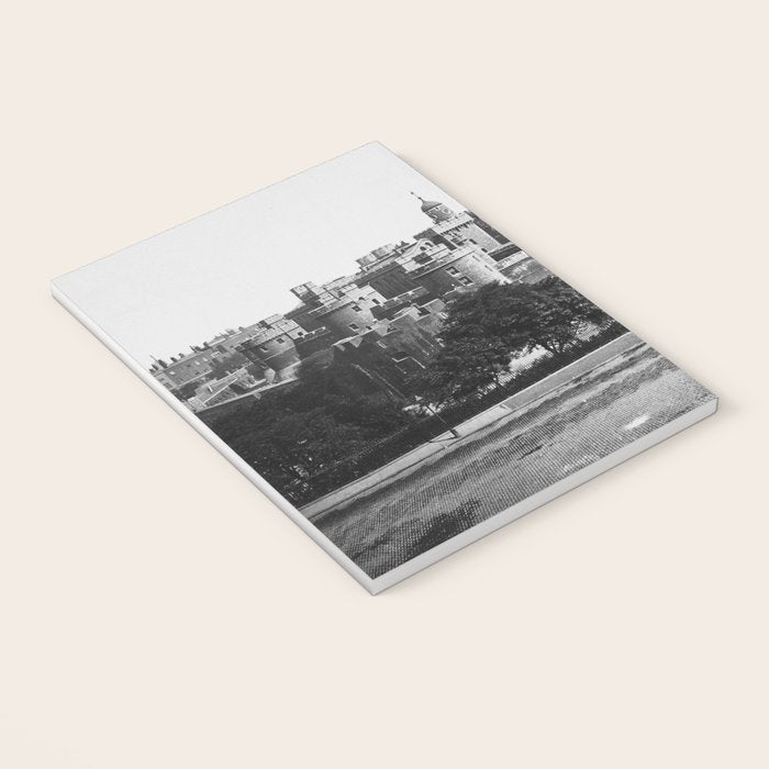 Tower of London, England, 19th Century vintage black and white photographic art print Notebook Gallery Image 3