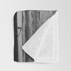 Tower of London, England, 19th Century vintage black and white photographic art print Throw Blanket Gallery Image 3