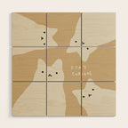 The Curious Cats Wood Wall Art Gallery Image 1