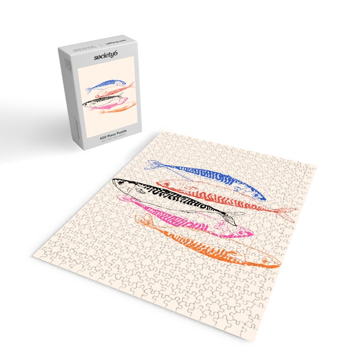 Mackerel Retro Jigsaw Puzzle Gallery Image 2