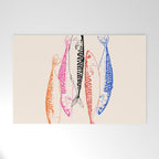 Mackerel Retro Welcome Mat Gallery Image 1
