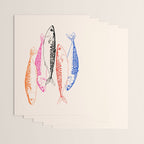 Mackerel Retro Wrapping Paper Gallery Image 3