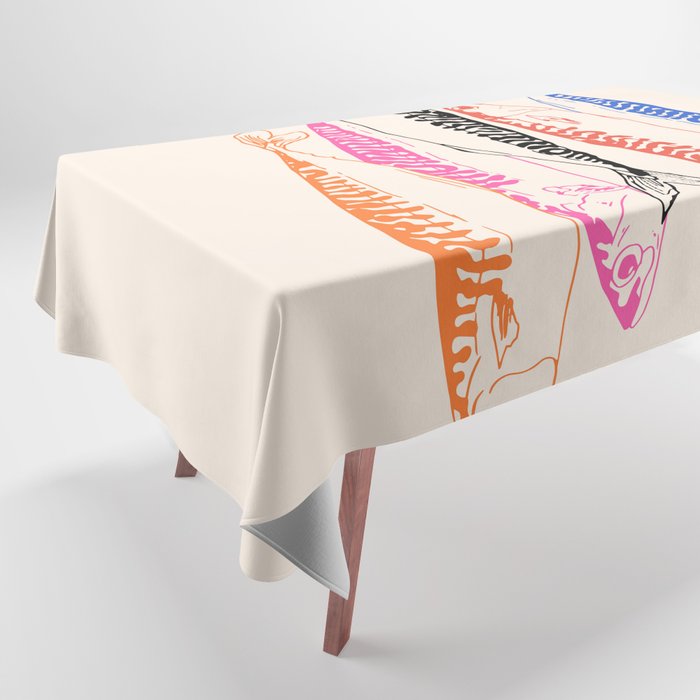 Mackerel Retro Tablecloth Gallery Image 1