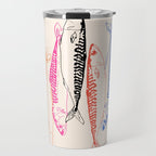 Mackerel Retro Travel Mug Gallery Image 1