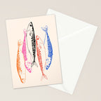 Mackerel Retro Stationery Card Gallery Image 2