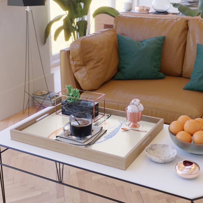 Mackerel Retro Serving Tray Gallery Image 2