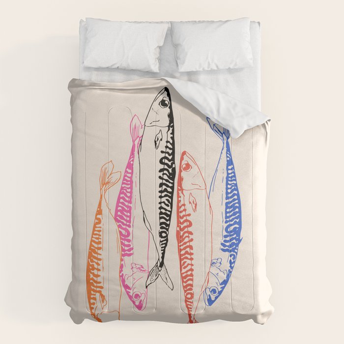 Mackerel Retro Comforter Gallery Image 6