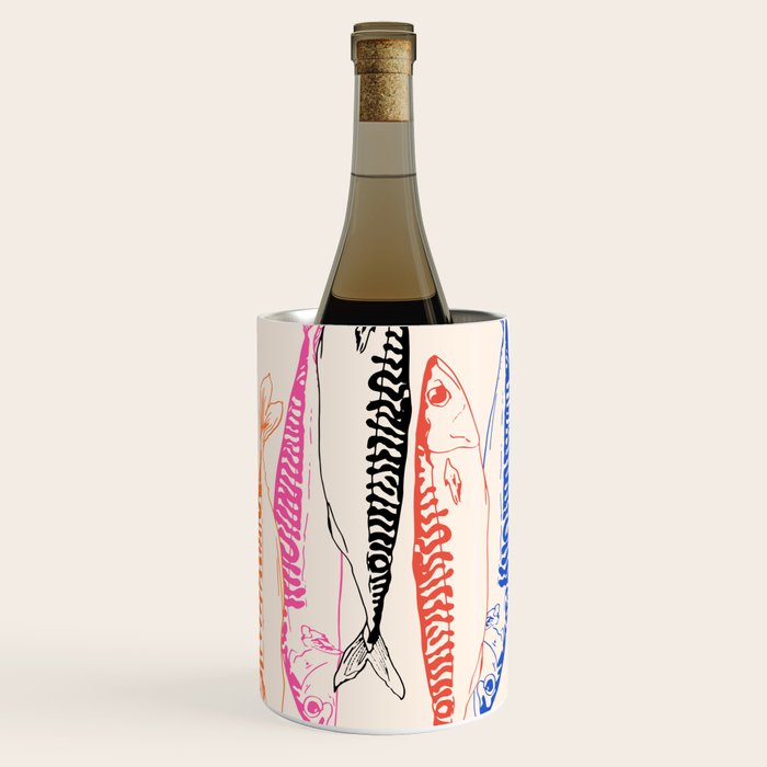 Mackerel Retro Wine Chiller Gallery Image 1