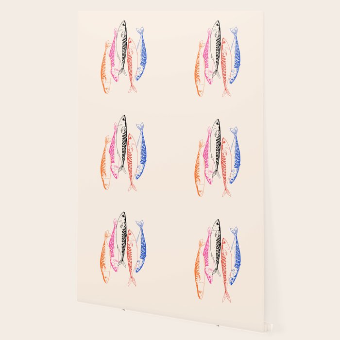 Mackerel Retro Wallpaper Gallery Image 2