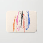 Mackerel Retro Bath Mat Gallery Image 1