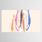 Mackerel Retro Tablecloth Gallery Image 2