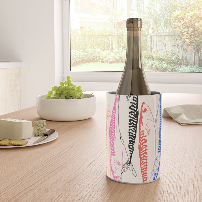 Mackerel Retro Wine Chiller Gallery Image 4