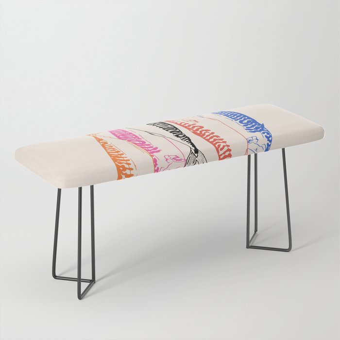 Mackerel Retro Bench Gallery Image 1