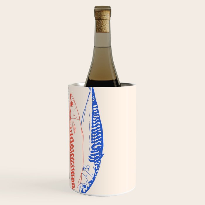 Mackerel Retro Wine Chiller Gallery Image 3