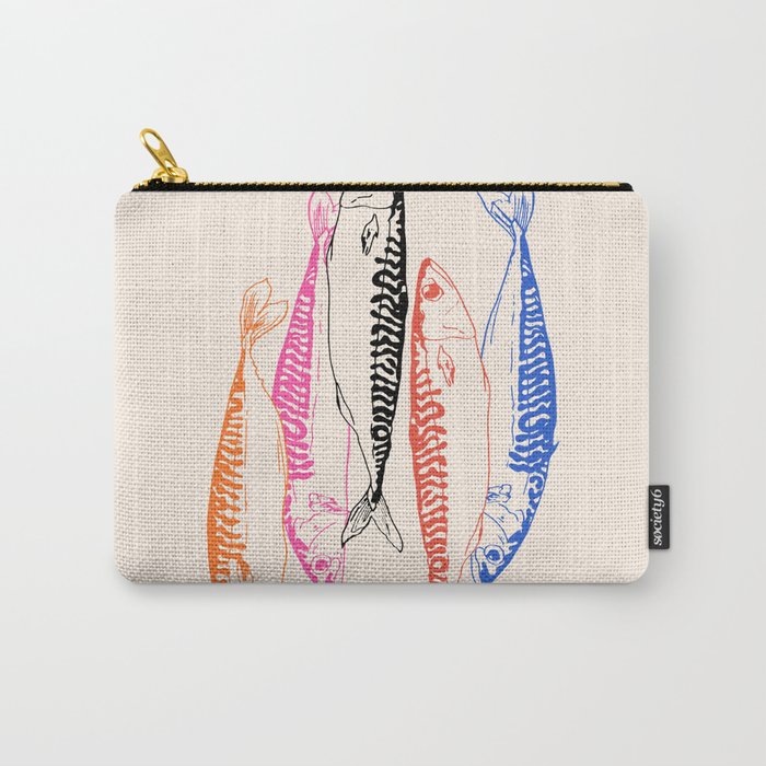 Mackerel Retro Carry All Pouch Gallery Image 1