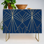 Navy Blue Art Deco - Large Scale Credenza Gallery Image 1