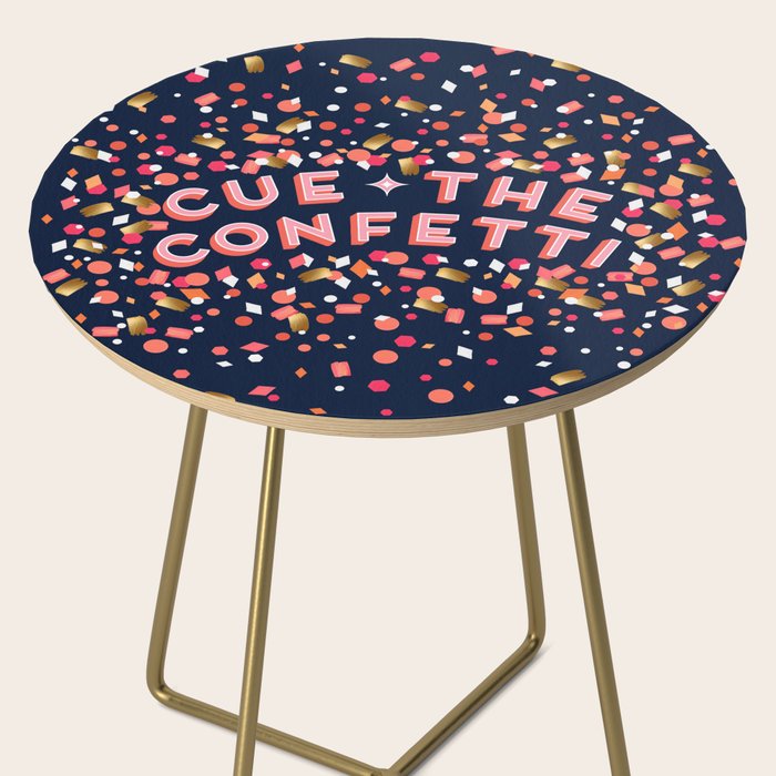 Cue the Confetti - Navy Palette Side Table Gallery Image 2