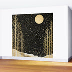 Glittering Snow Stars Wall Mural Gallery Image 2