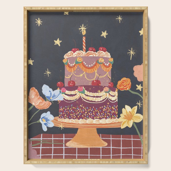 Cherries on top Serving Tray Gallery Image 1