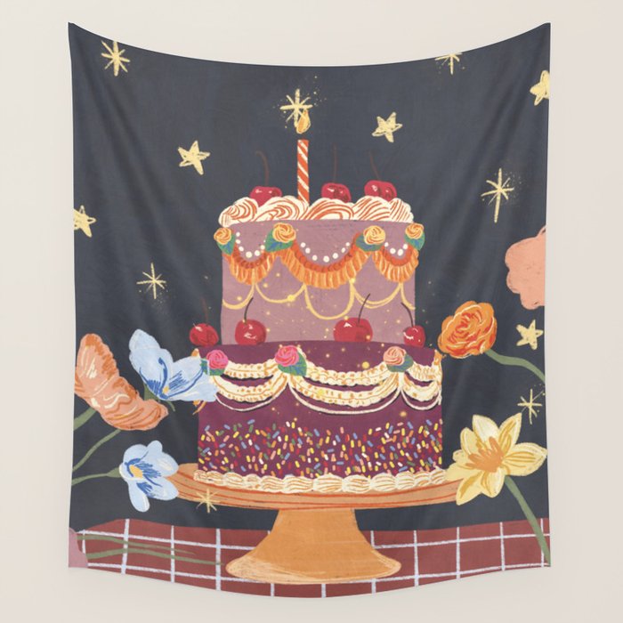 Cherries on top Wall Tapestry Gallery Image 4