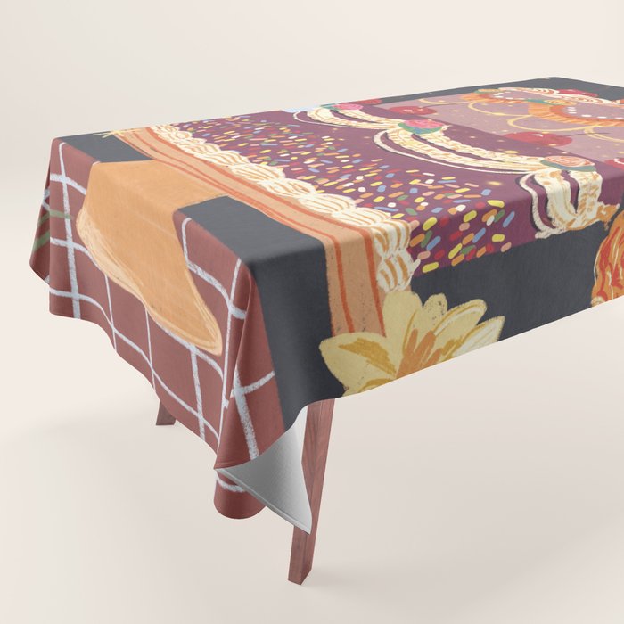 Cherries on top Tablecloth Gallery Image 1