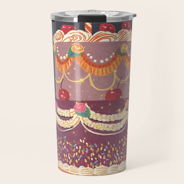 Cherries on top Travel Mug Gallery Image 1