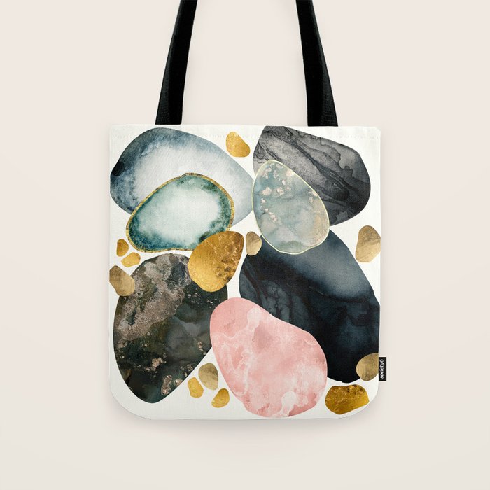 Pebble Abstract Tote Bag Gallery Image 1