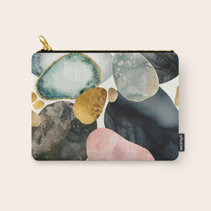 Pebble Abstract Carry All Pouch Gallery Image 1