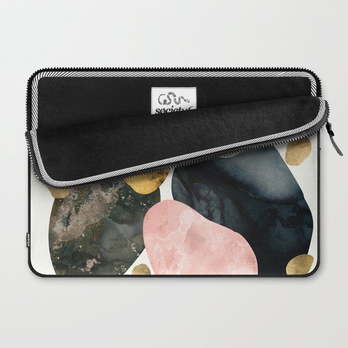 Pebble Abstract Laptop Sleeve Gallery Image 2