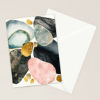 Pebble Abstract Stationery Card Gallery Image 2