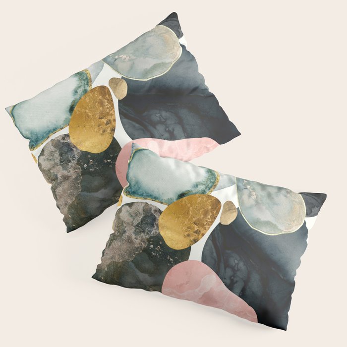 Pebble Abstract Pillow Sham Gallery Image 3