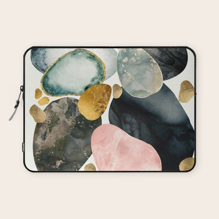 Pebble Abstract Laptop Sleeve Gallery Image 1