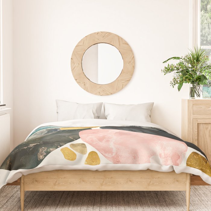 Pebble Abstract Duvet Cover Gallery Image 3