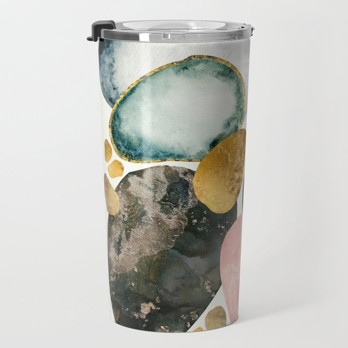 Pebble Abstract Travel Mug Gallery Image 3