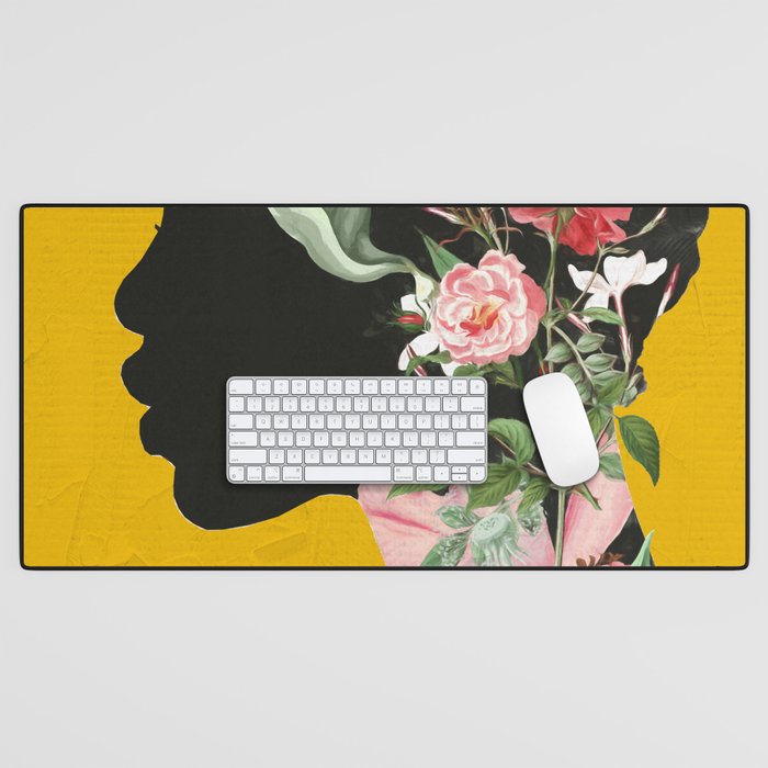 Floral Portrait 17 Desk Mat Gallery Image 1